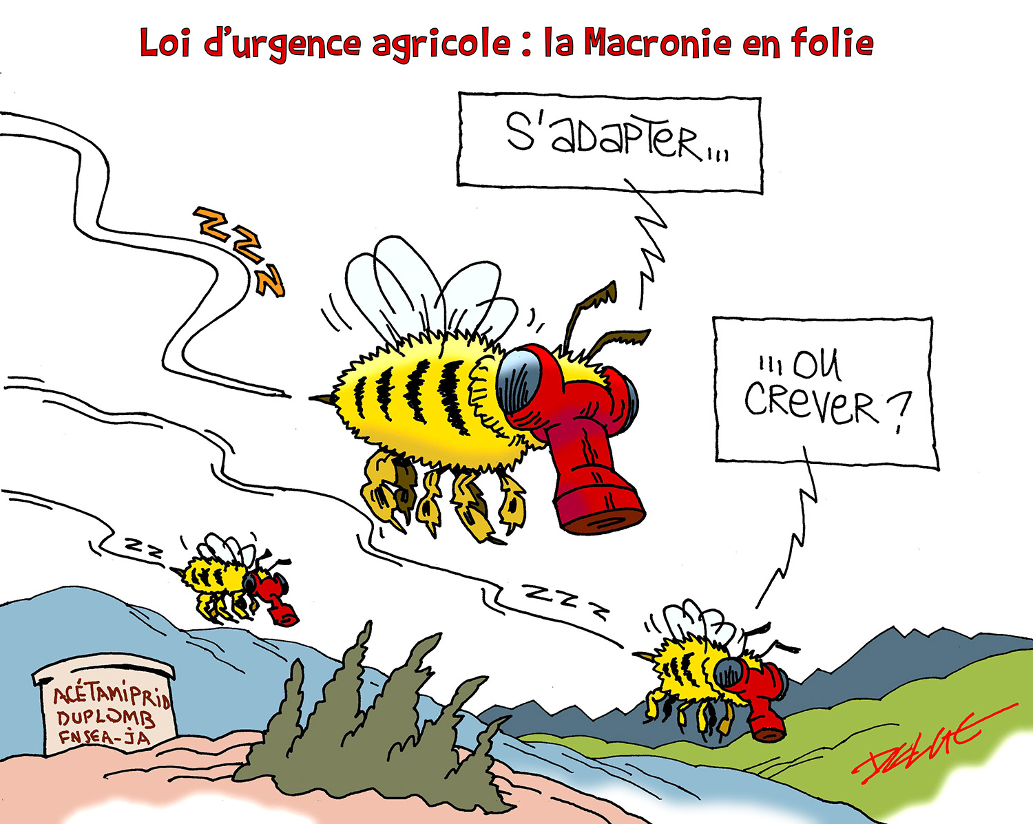 Sénat – Eau, néonicotinoïdes,mensonges et surenchère