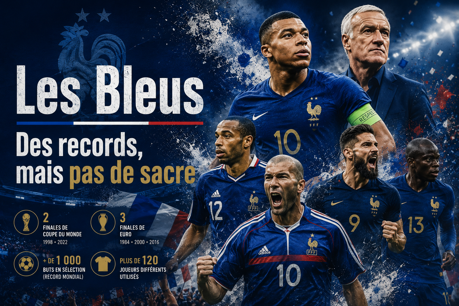 Les Bleus : des records mais pas de sacre
